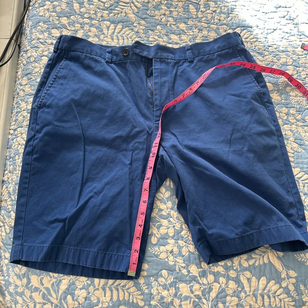 Brooks Brothers 346 Men's Cotton Shorts W38 Blue